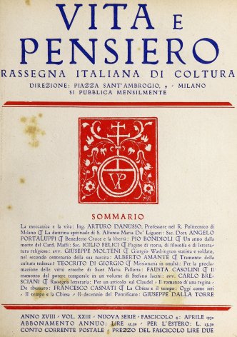 VITA E PENSIERO - 1932 - 4