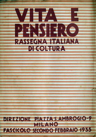 VITA E PENSIERO - 1935 - 2