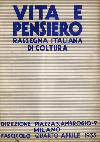 VITA E PENSIERO - 1935 - 4