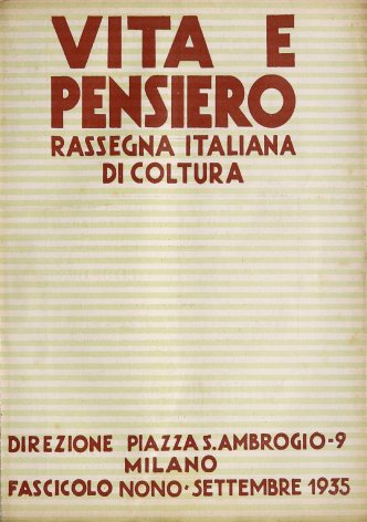 VITA E PENSIERO - 1935 - 9