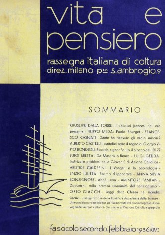 VITA E PENSIERO - 1936 - 2