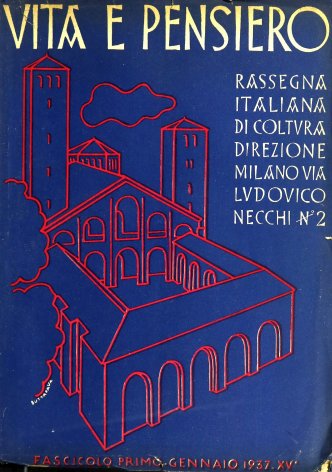 VITA E PENSIERO - 1937 - 1