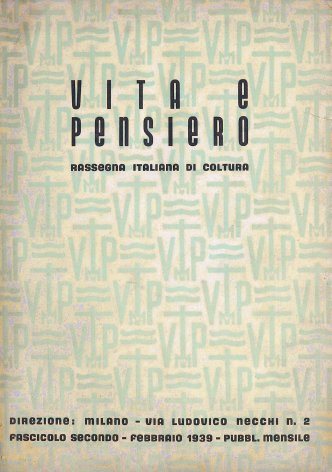 VITA E PENSIERO - 1939 - 2