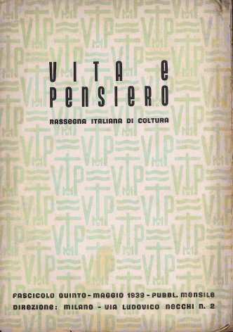 VITA E PENSIERO - 1939 - 5