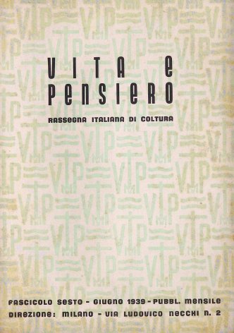 VITA E PENSIERO - 1939 - 6