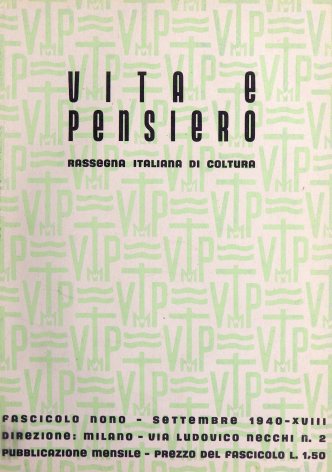 VITA E PENSIERO - 1940 - 9