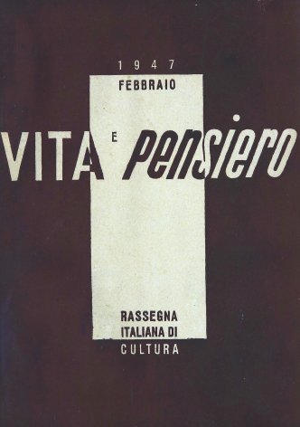 VITA E PENSIERO - 1947 - 2