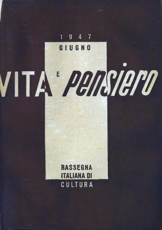 VITA E PENSIERO - 1947 - 6