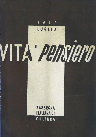 VITA E PENSIERO - 1947 - 7