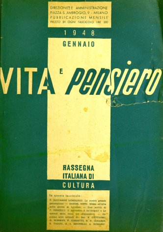 VITA E PENSIERO - 1948 - 1
