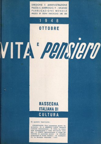 VITA E PENSIERO - 1948 - 10