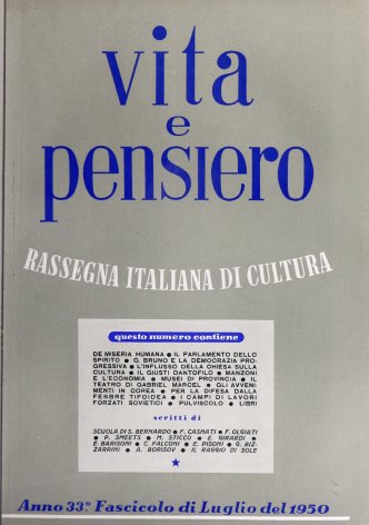 VITA E PENSIERO - 1950 - 7