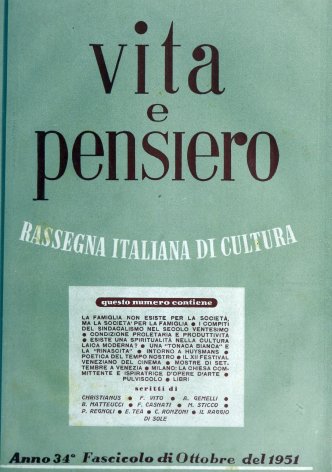 VITA E PENSIERO - 1951 - 10