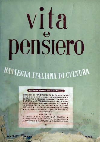 VITA E PENSIERO - 1951 - 12