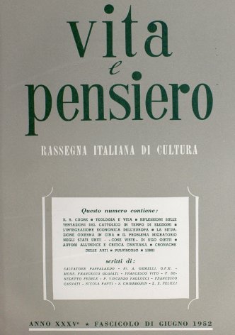 VITA E PENSIERO - 1952 - 6