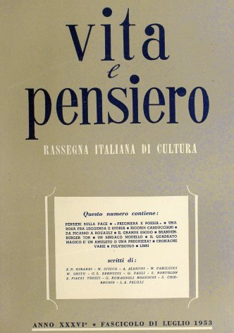 VITA E PENSIERO - 1953 - 7