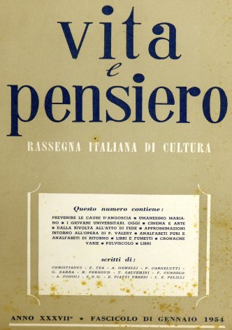 VITA E PENSIERO - 1954 - 1