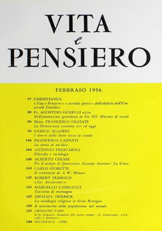 VITA E PENSIERO - 1956 - 2