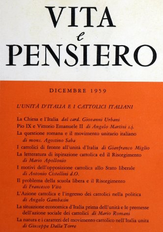 VITA E PENSIERO - 1959 - 12