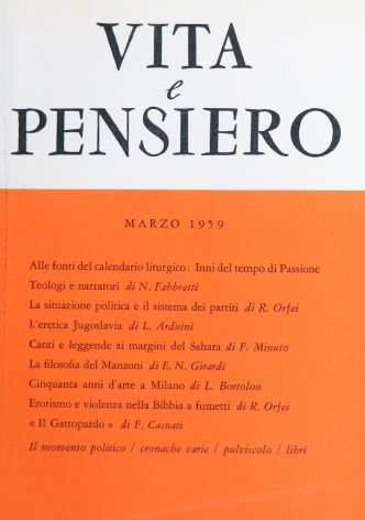 VITA E PENSIERO - 1959 - 3