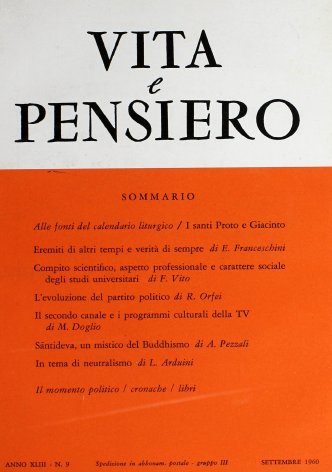 VITA E PENSIERO - 1960 - 9