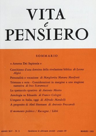 VITA E PENSIERO - 1962 - 3