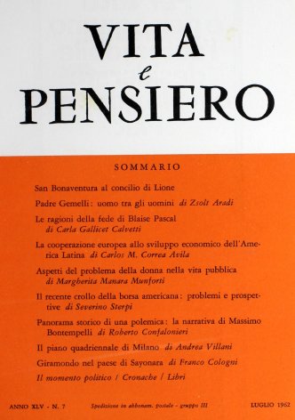 VITA E PENSIERO - 1962 - 7