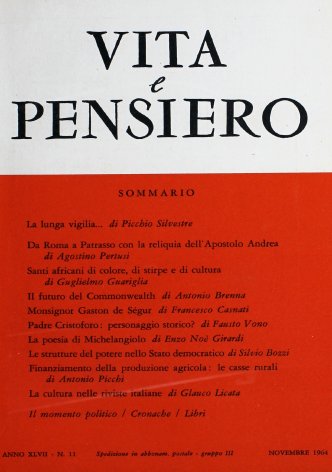 VITA E PENSIERO - 1964 - 11