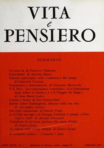 VITA E PENSIERO - 1965 - 1