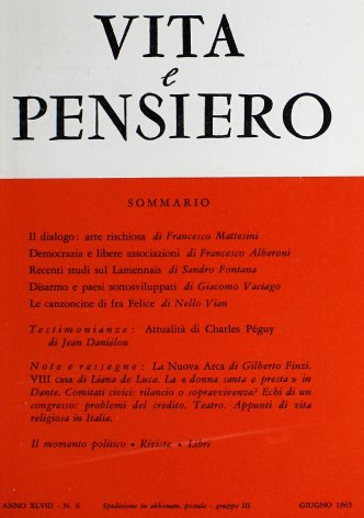 VITA E PENSIERO - 1965 - 6