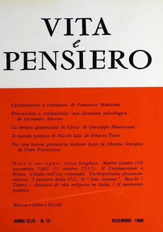 VITA E PENSIERO - 1966 - 12