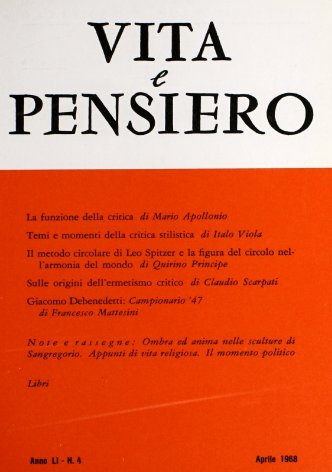 VITA E PENSIERO - 1968 - 4