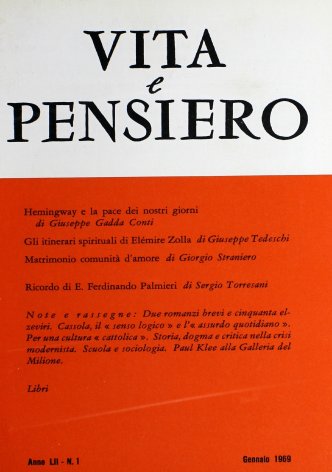 VITA E PENSIERO - 1969 - 1