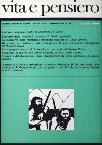 VITA E PENSIERO - 1970 - 6-7
