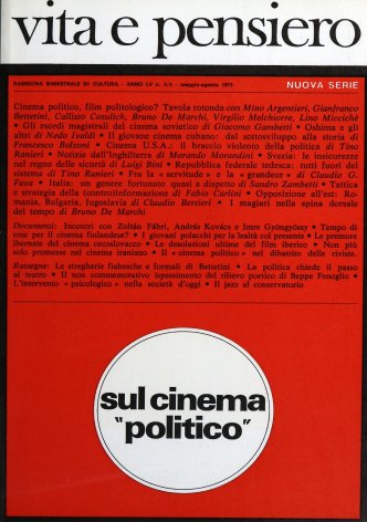 VITA E PENSIERO - 1973 - 3-4