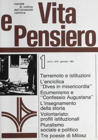 VITA E PENSIERO - 1981 - 1