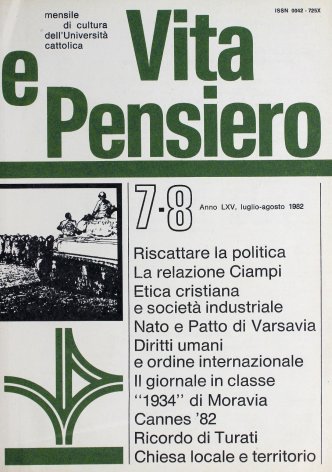 VITA E PENSIERO - 1982 - 7-8
