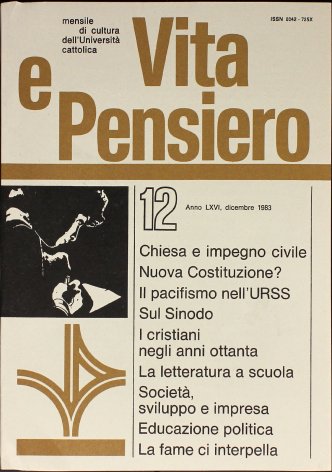 VITA E PENSIERO - 1983 - 12