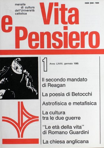 VITA E PENSIERO - 1985 - 1