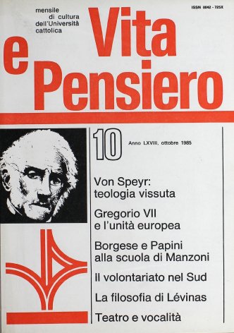 VITA E PENSIERO - 1985 - 10