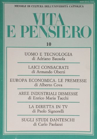 VITA E PENSIERO - 1987 - 10