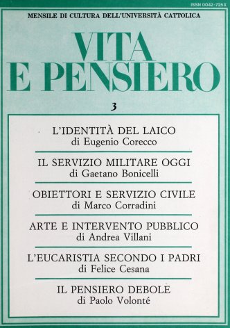 VITA E PENSIERO - 1987 - 3