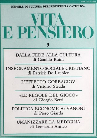 VITA E PENSIERO - 1987 - 5