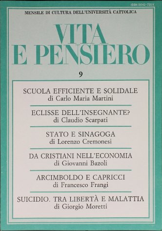 VITA E PENSIERO - 1987 - 9