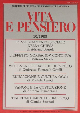 VITA E PENSIERO - 1988 - 10