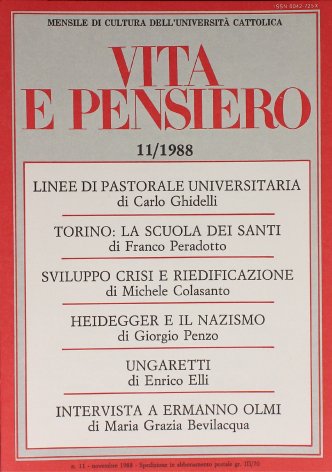 VITA E PENSIERO - 1988 - 11