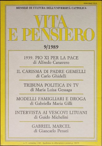 VITA E PENSIERO - 1989 - 9