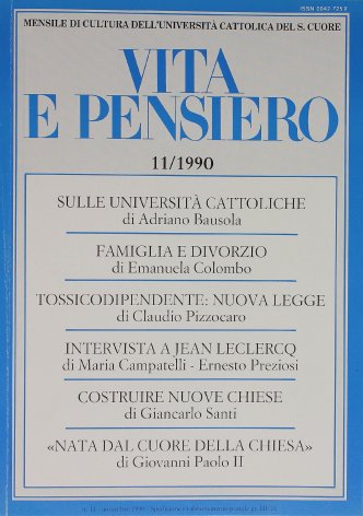 VITA E PENSIERO - 1990 - 11