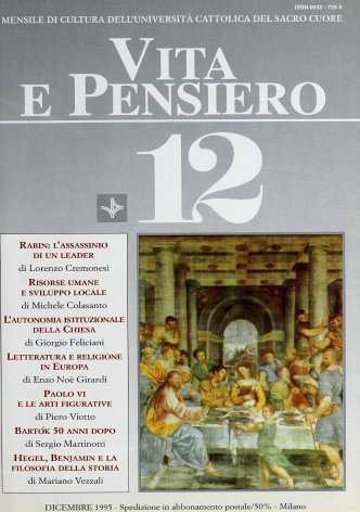 VITA E PENSIERO - 1995 - 12