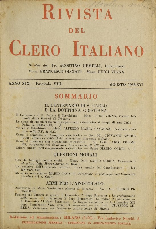 Assunzione di Maria Santissima: schema di discorso